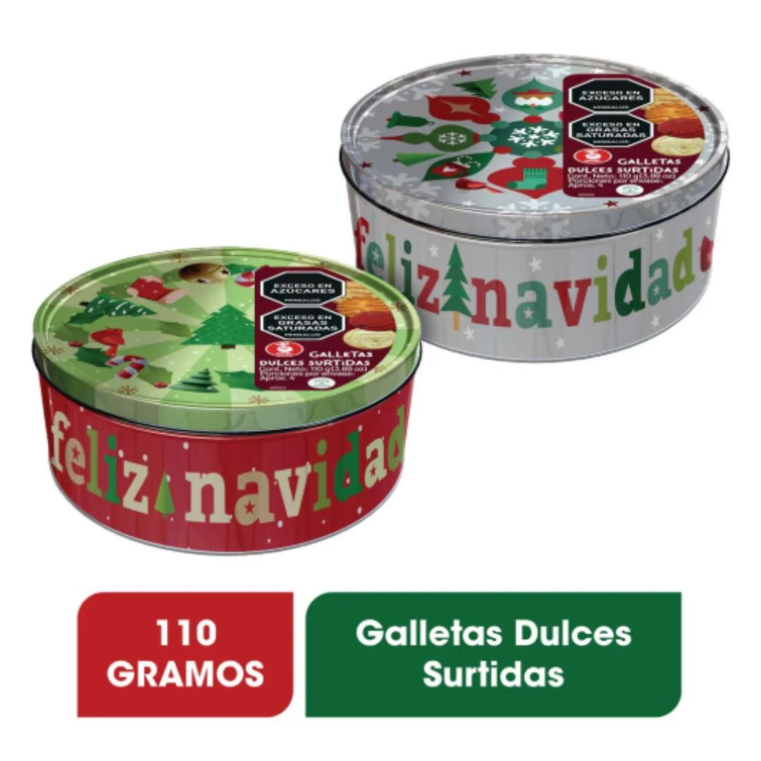GALLETA NAVIDAD NOEL CF PNO 110 GR