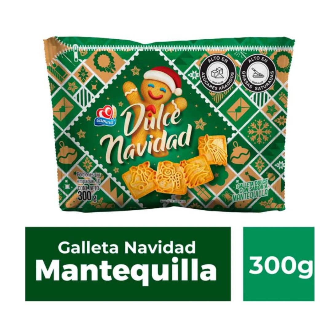 GALLETA DULCE NAVIDAD 300 GR FRITO LAY BOLSA