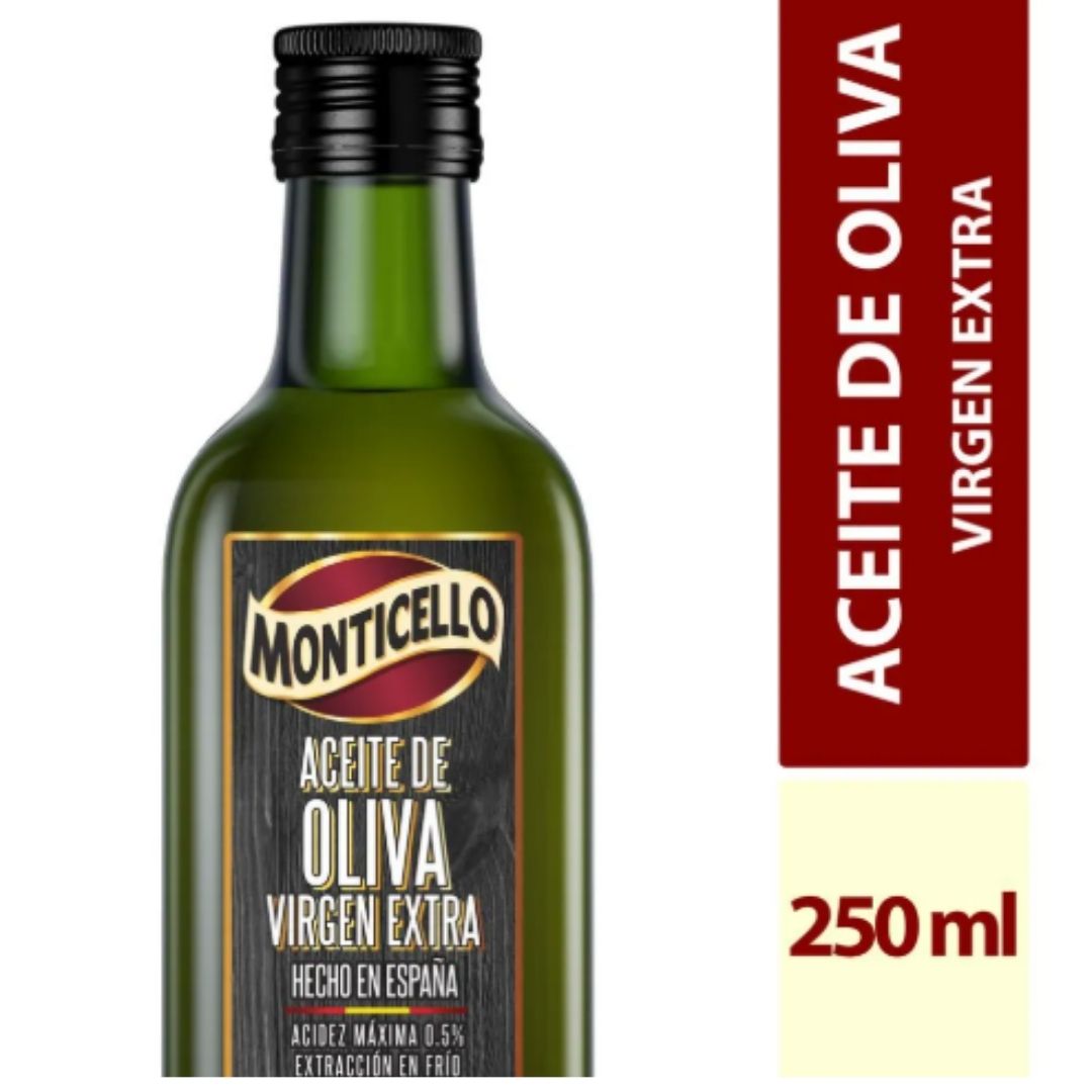 ACEITE DE OLIVA MONTICHELLO VIRGEN 250 ML FRASCO