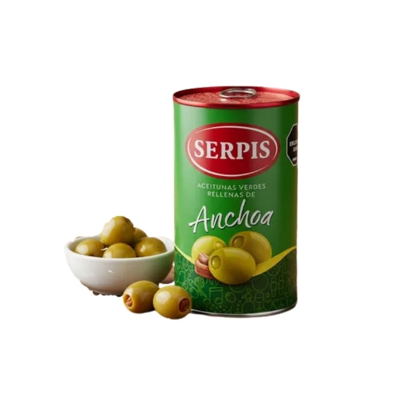 ACEITUNAS RELLENA ANCHOA 300 GR ALFA LATA