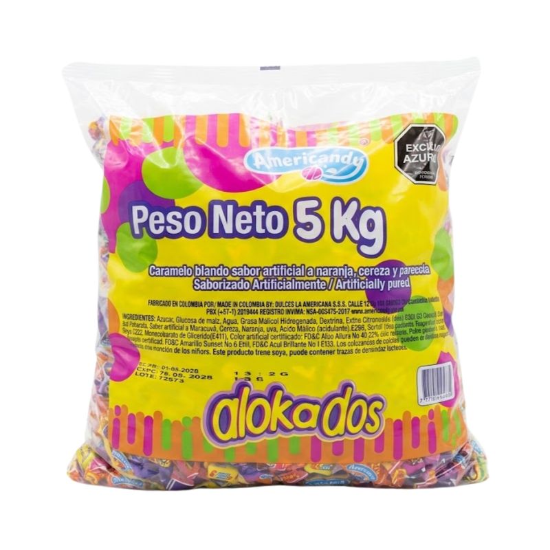 ALOKADOS BLANDO SURT.GRANEL 5 KG AMERICANA
