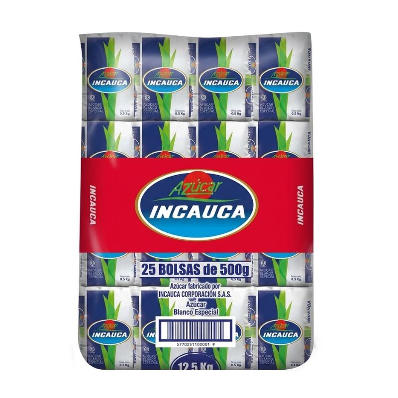 AZUCAR BLANCO  25 LB DE 500 GR INCAUCA