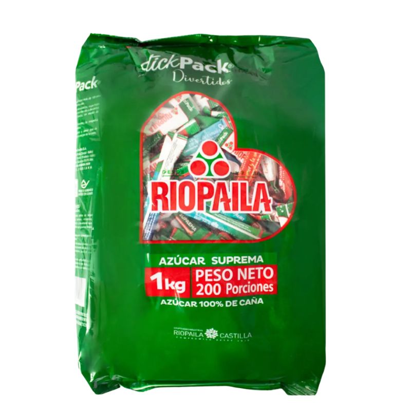 AZUCAR STICK RIOPAILA TUBIPACK X 200