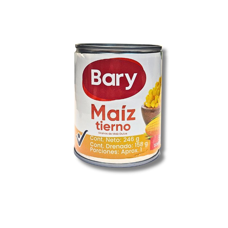 MAIZ TIERNO BARY LATA 246 GR