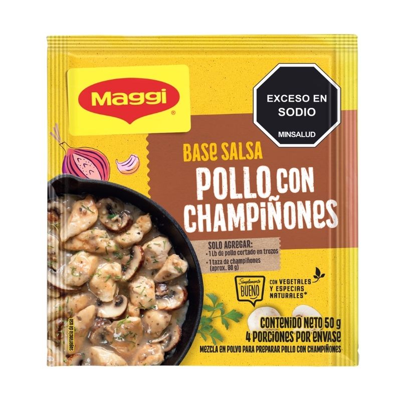 BASE MAGGI POLLO CON CHAMPI DE 50 GR