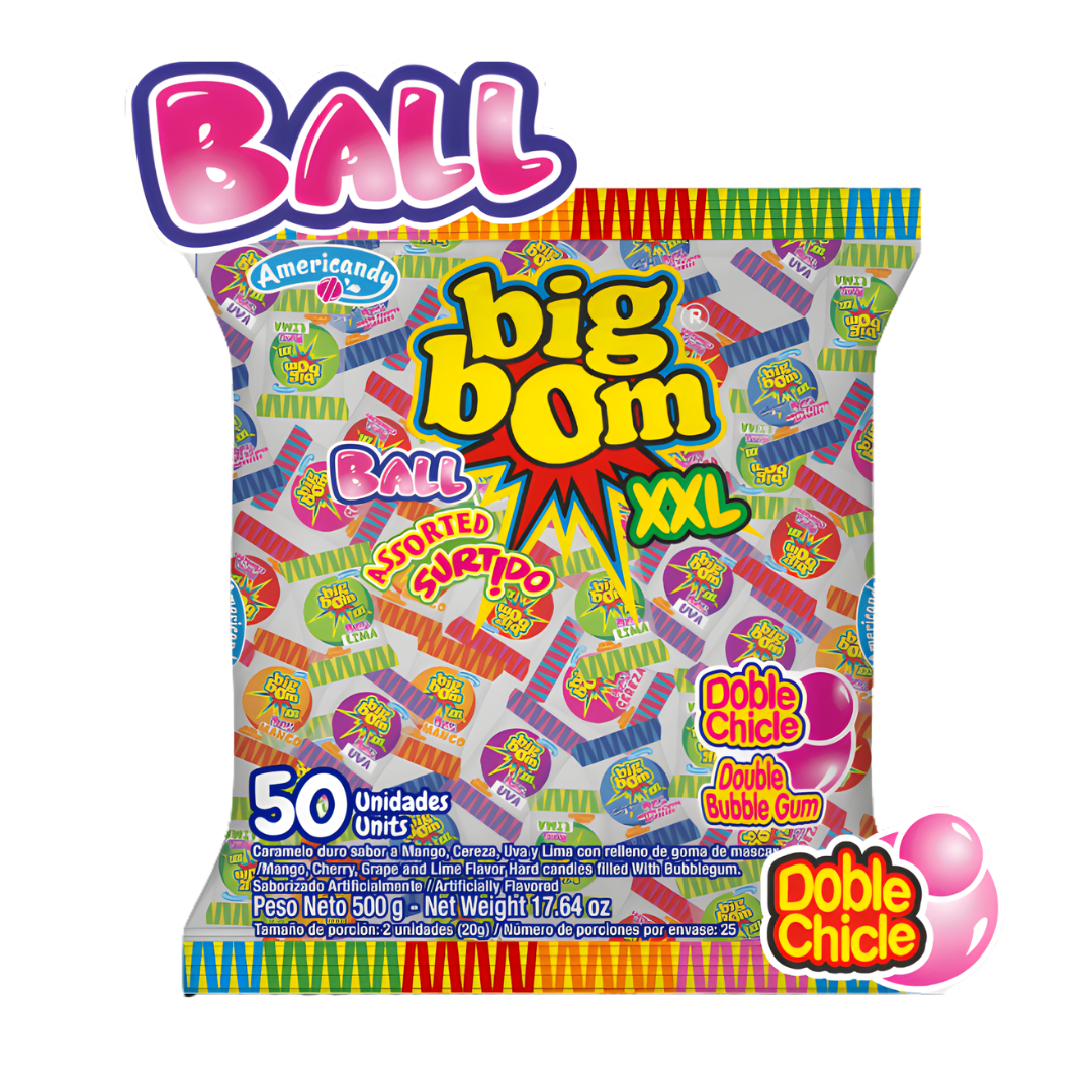 BIG BOM BALL HIPERACIDO X 50 U AMERICANDY