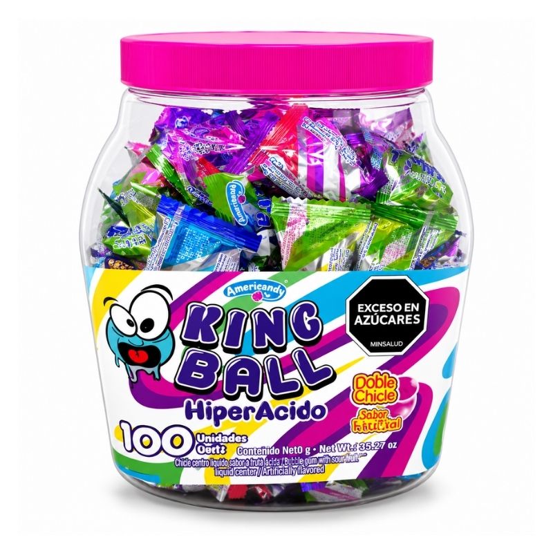 BOMBONERA BALL SURT HIPERACIDO X 100 U AMERICANA