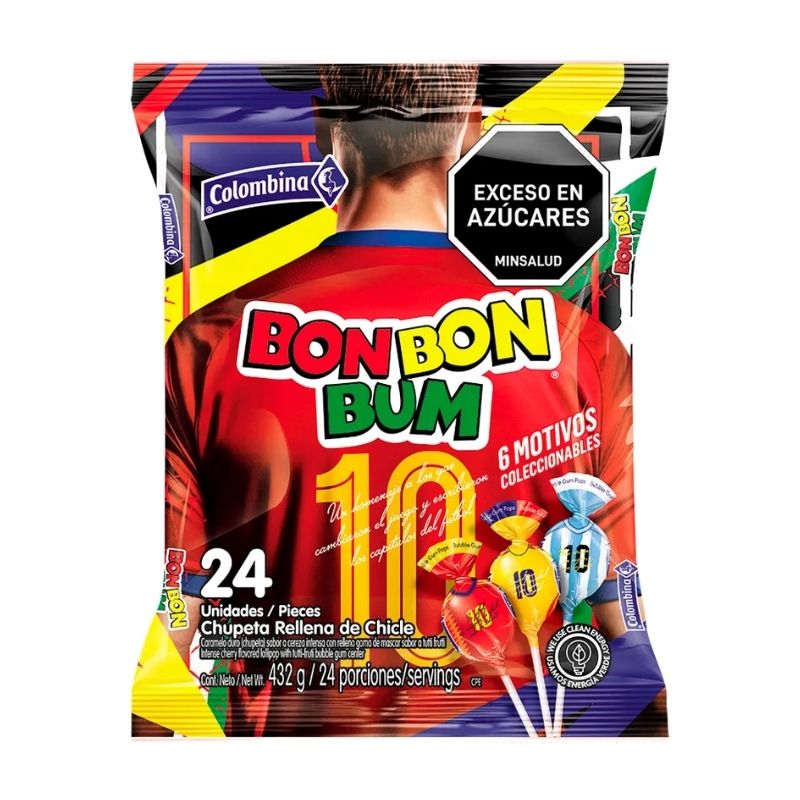 BON BON BUM X 24 10 COLOMBINA