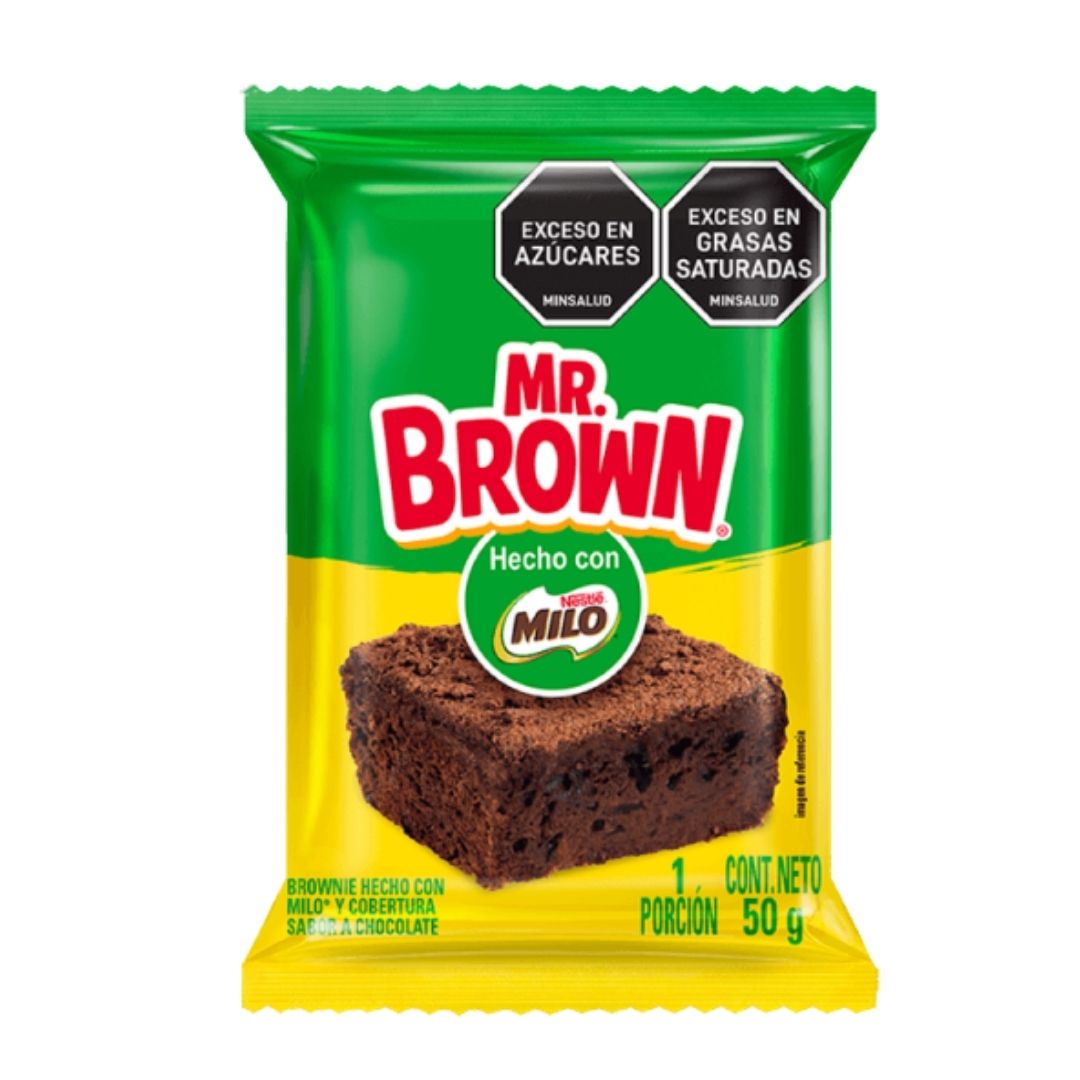 BROWNIE BIMBO MILO 50 GR X 6 U