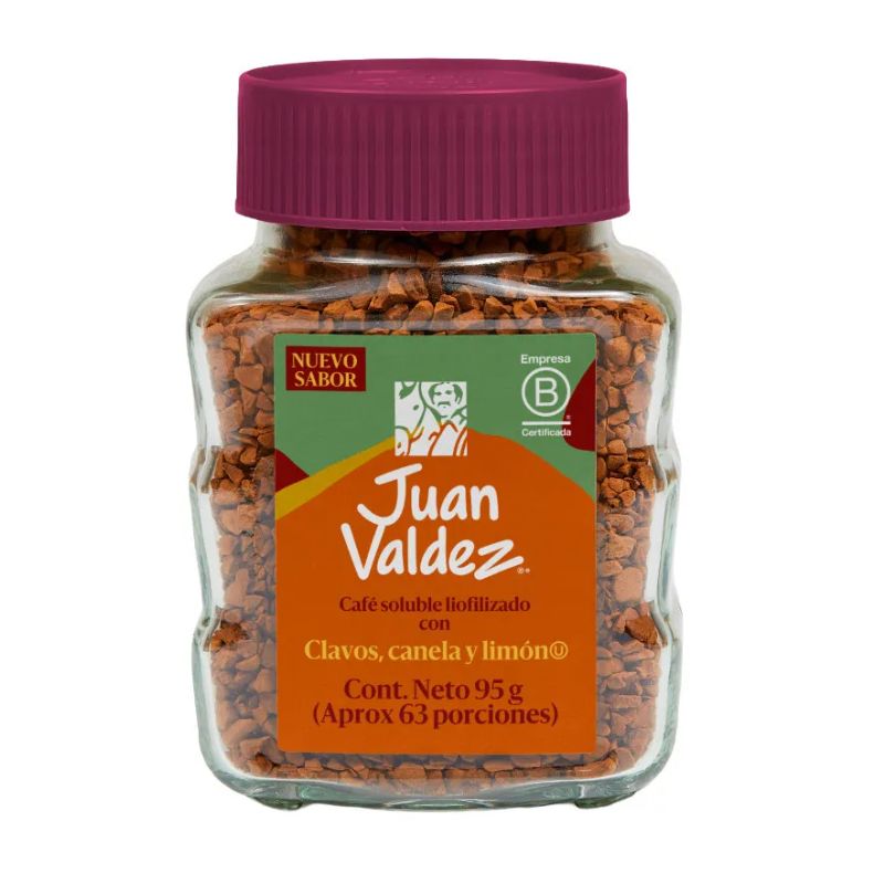 CAFE JUAN VALDEZ CLAV-CAN-LIM 95 GR FRASCO