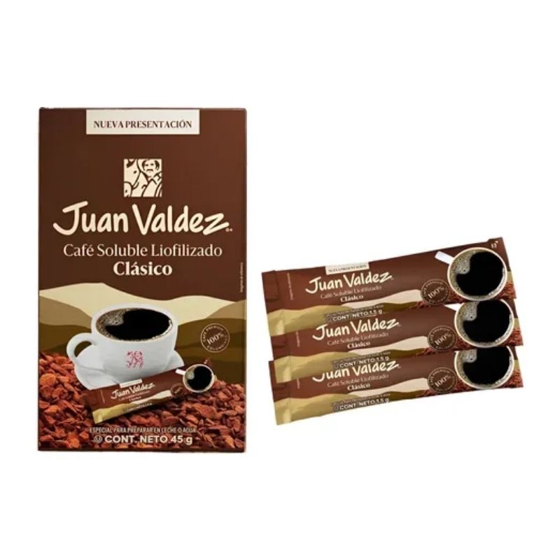 CAFE JUAN VALDEZLIOF 1.5 GR X 30 U
