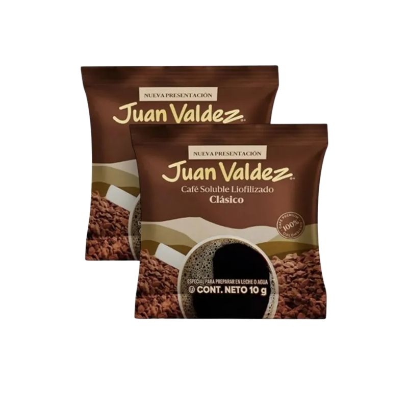 CAFE JUAN VALDEZ LIOFILIZADO 10 GR X 10 RISTRA