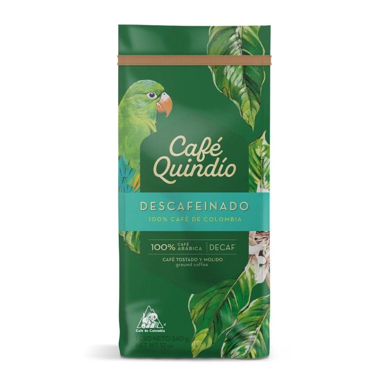 CAFE QUINDIO DESCAFEINADO 340 GR MOLIDO