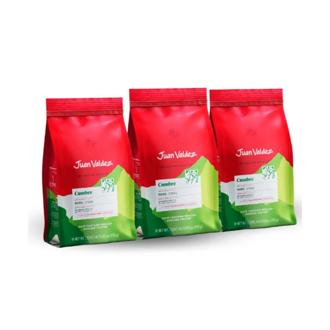 CAFE JUAN VALDEZ MOLIDO CUMBRE 250 GR