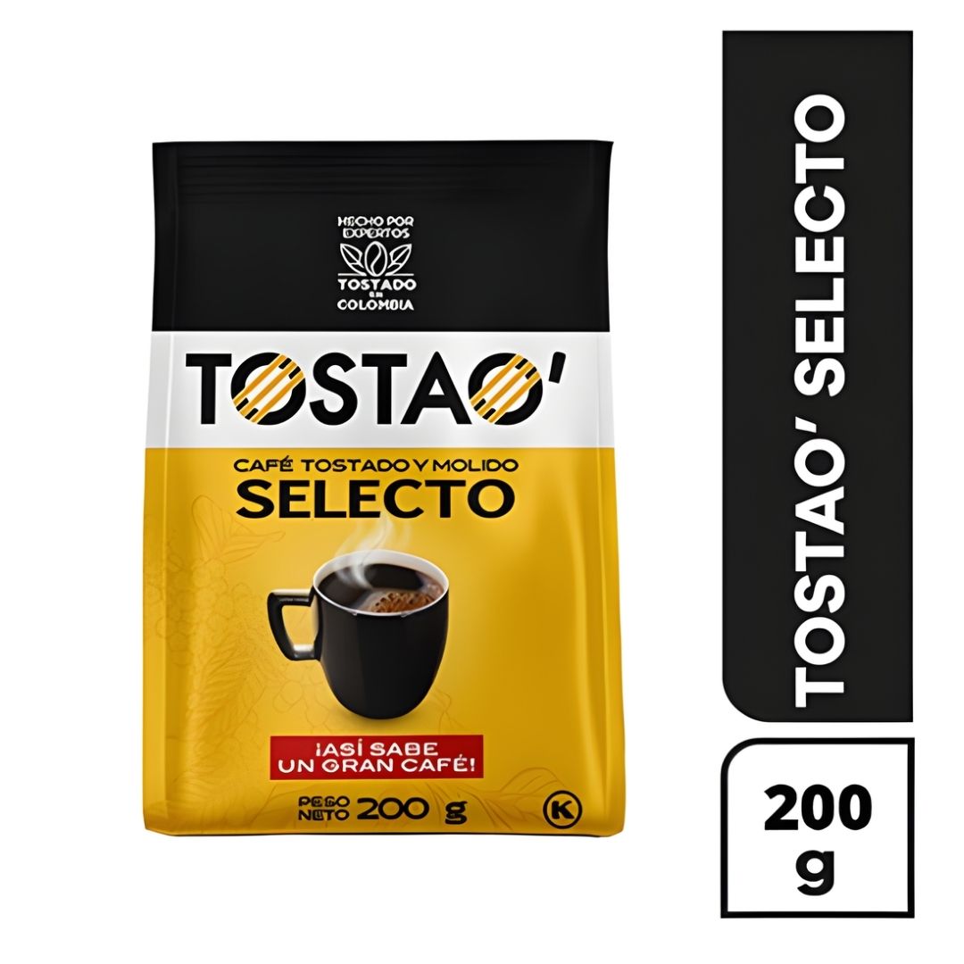 CAFE TOSTAO SELECTO 200 GR