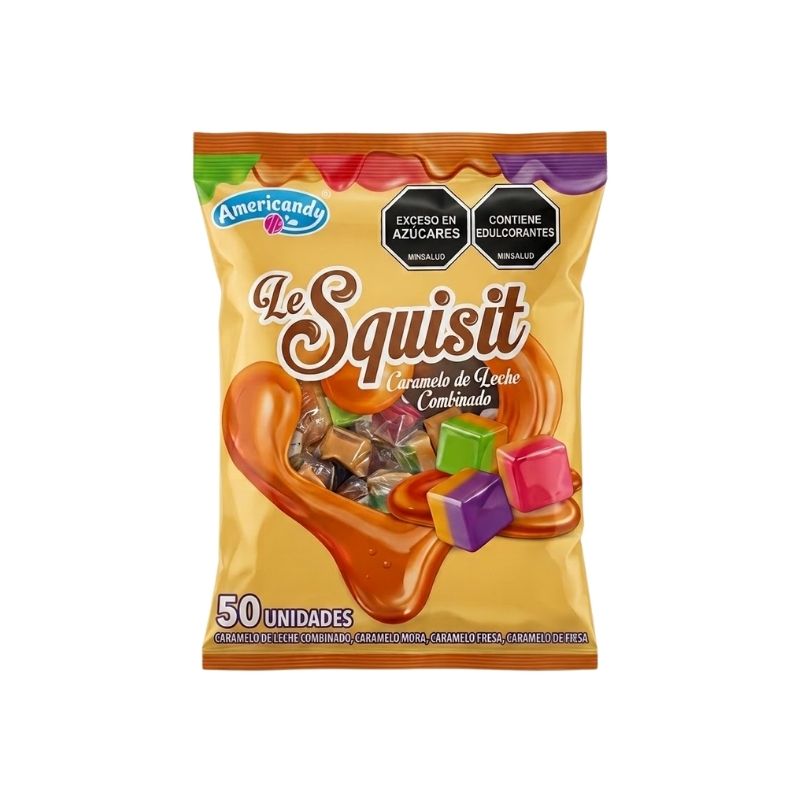 CARAMELO DUO LESQUISIT X 50 U STDO