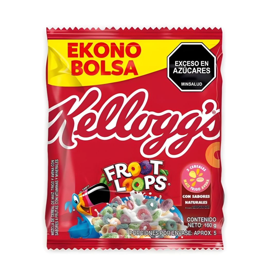 CEREAL FROOT LOPS 160  GR BOLSA