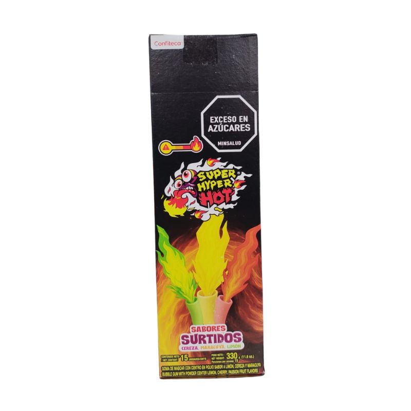 CHICLE SHH LARGO LIMON CEREZA X 15 U CONFITECA