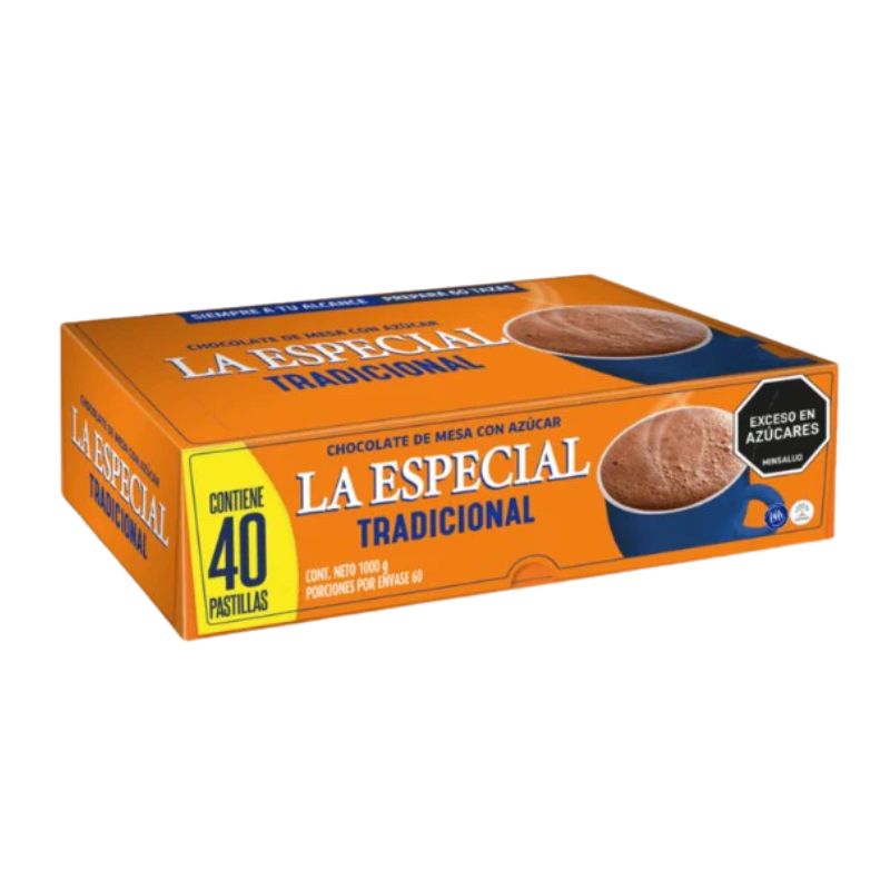 CHOCOLATA ESPECIAL-COCOA PASTILLADO X 40