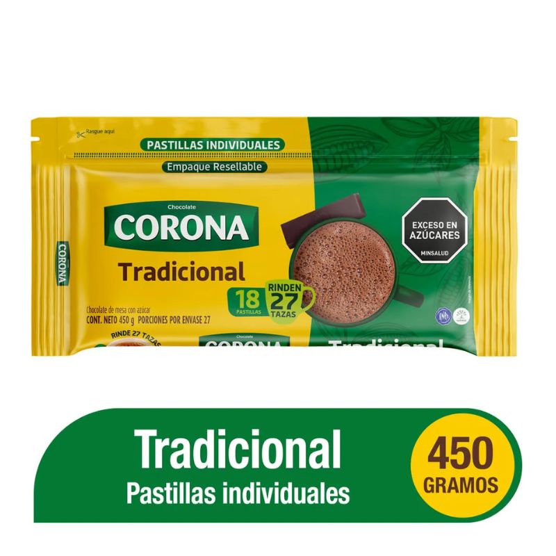 CHOCOLATE CORONA 450 GR