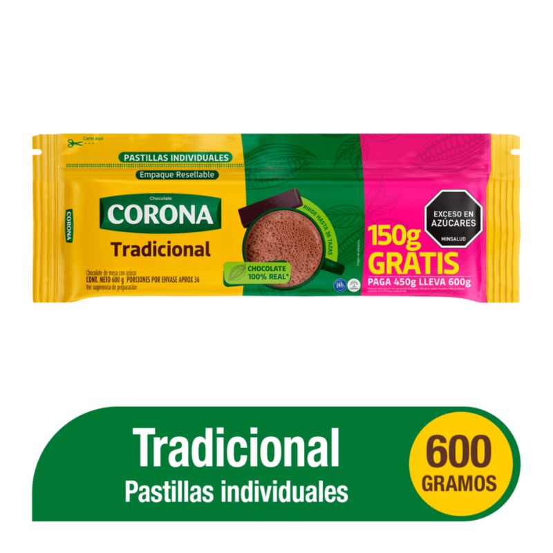CHOCOLATE CORONA EXTRCONT 600 GR