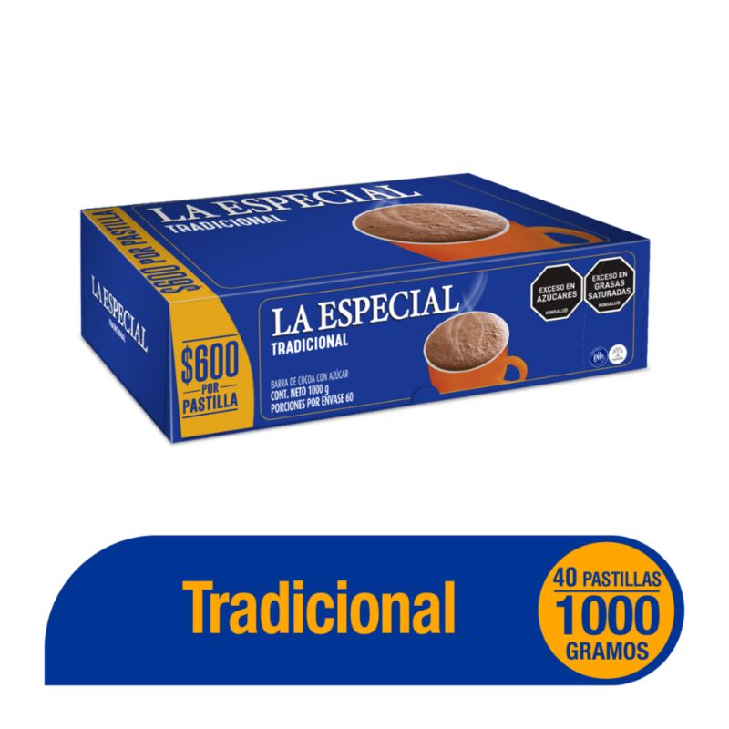 CHOCOLATE ESPECIAL AHORRAMAX PAST X 40 U