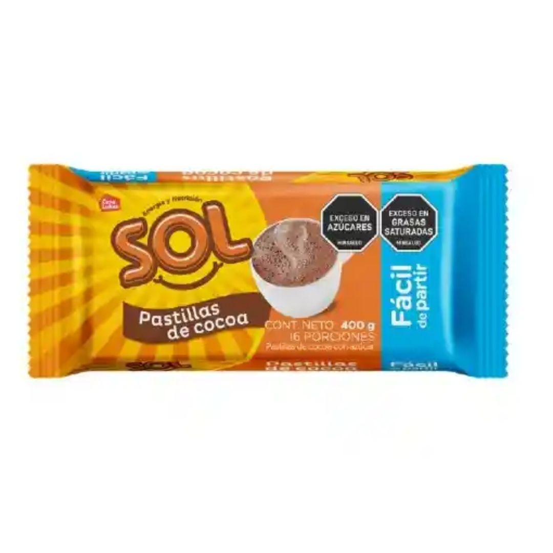 CHOCOLATE SOL PASTILLADO X 40 U