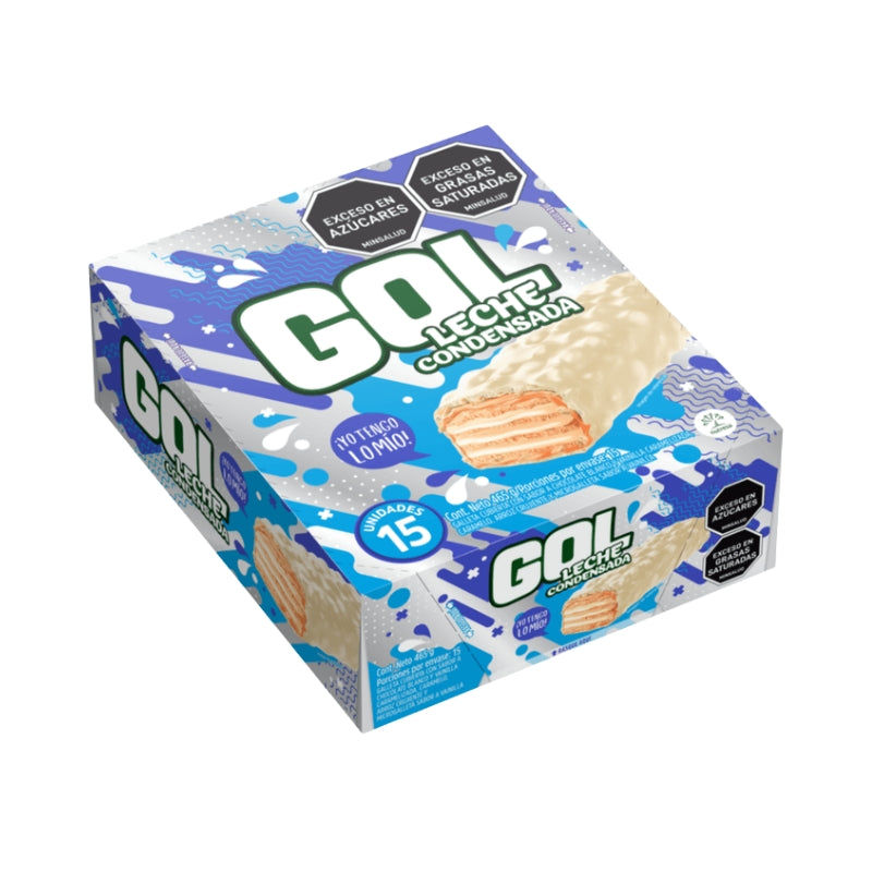 CHOCOLATINA GOL LECHE CONDENSADA 31 GR X 15 U