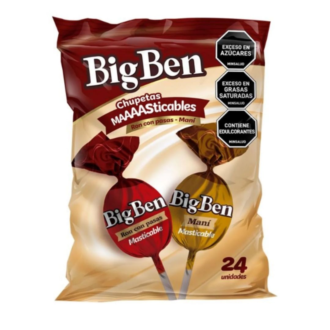 CHUPETA BIG BEN X 24 U SUPER