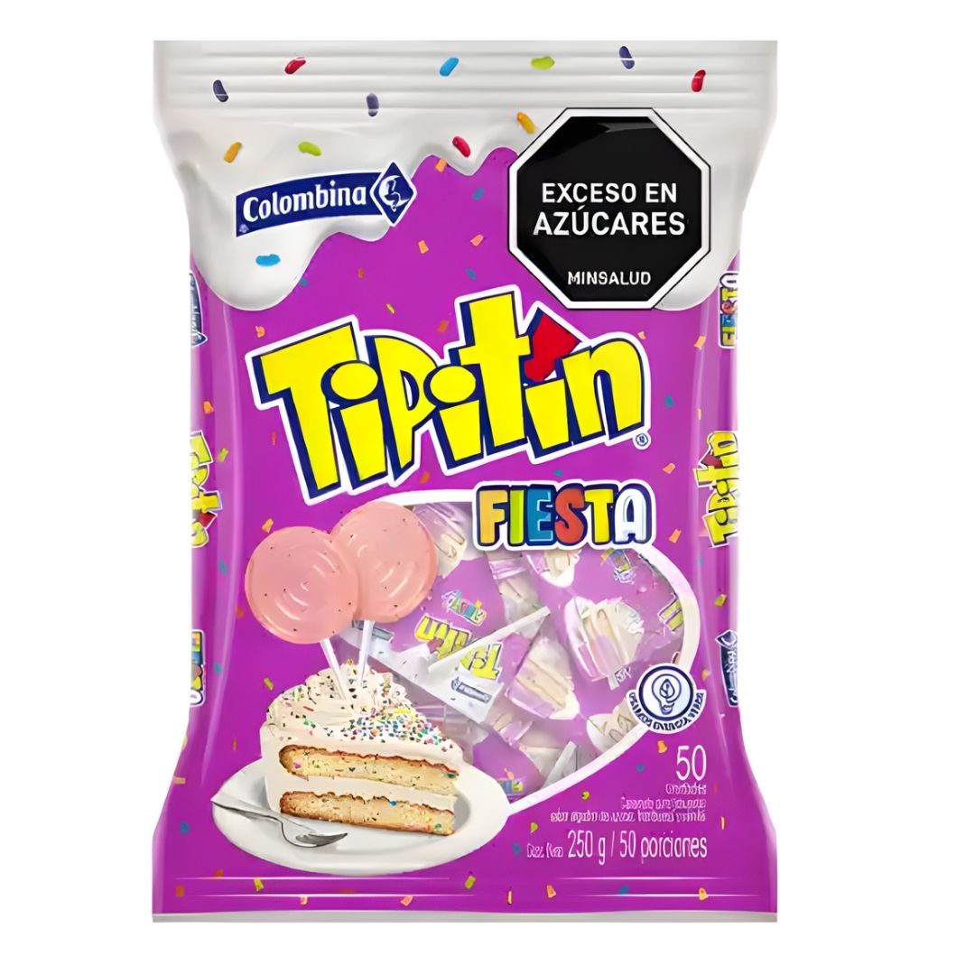 CHUPETA TIPITIN FIESTA X 50 UN