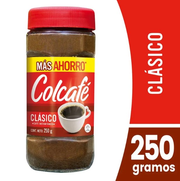 CAFE COLCAFE SOLUBLE 250 GR