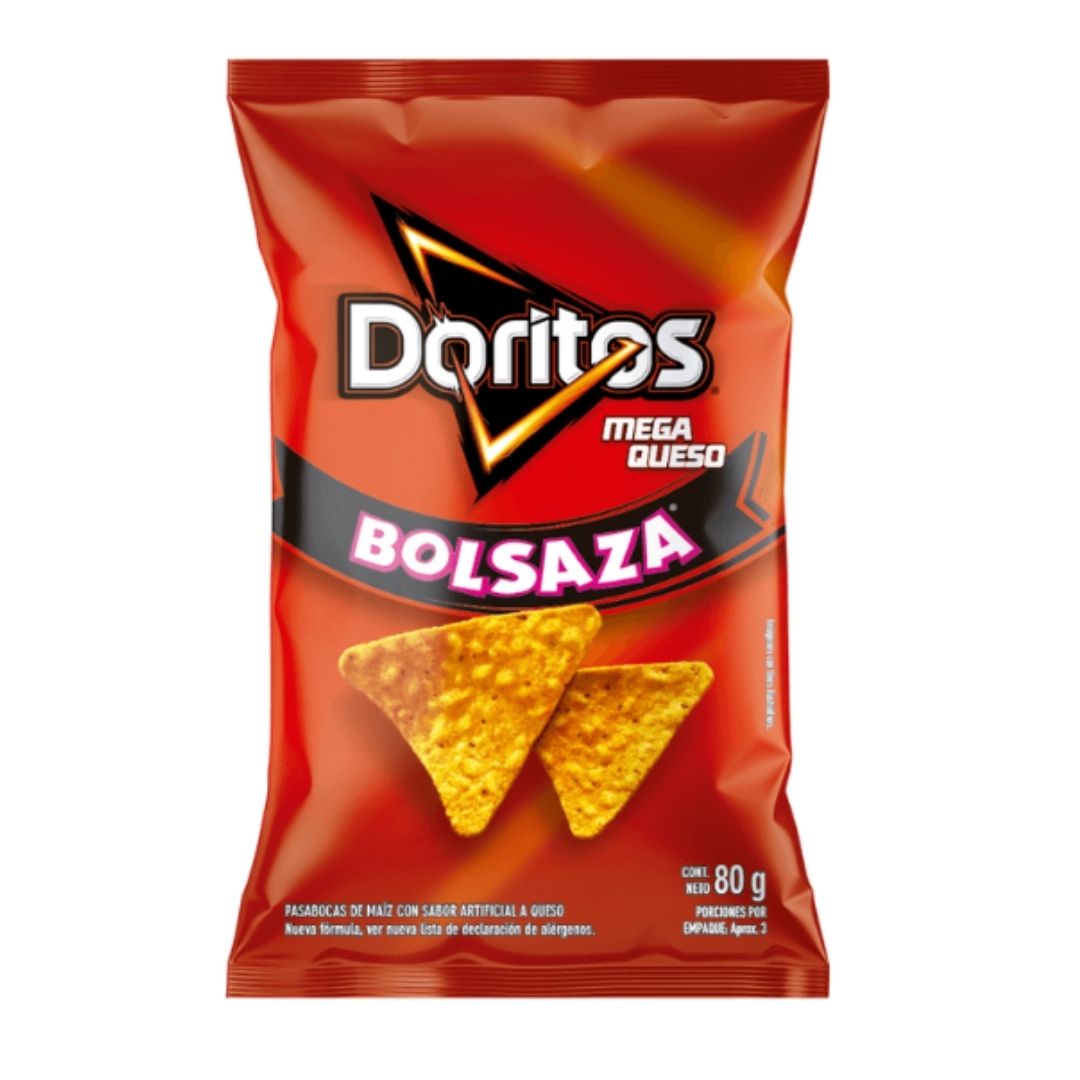 DORITOS MEGA QUESO 80 GR