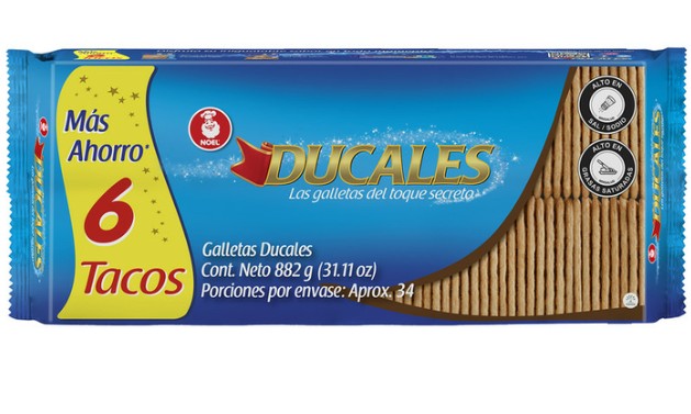 GALLETA DUCALES TACO DIA 630 GR X 6 U