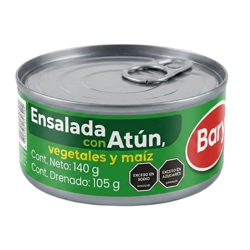 ENSALADA CON ATUN BARY 140 GR VEG MAIZ