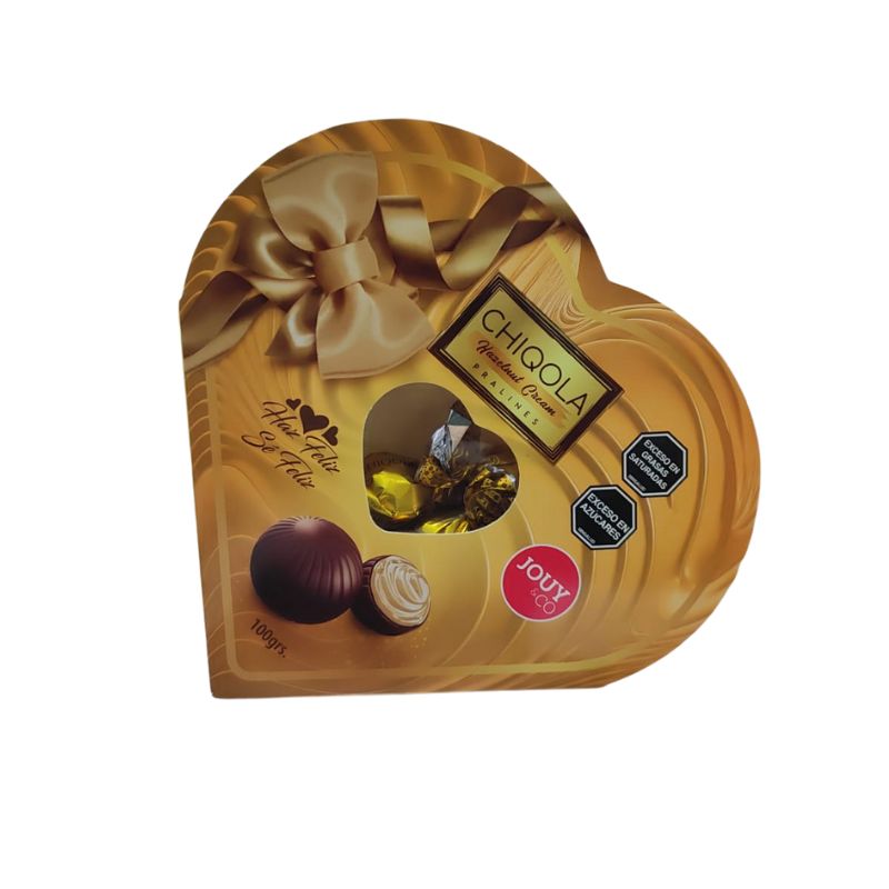ESTUCHE CORAZON AVELLANA 100 GR JOUY