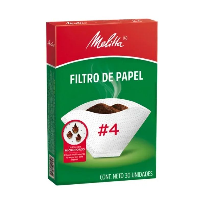 FILTRO DE PAPEL MELITTA # 4 X 30 UNIDAD