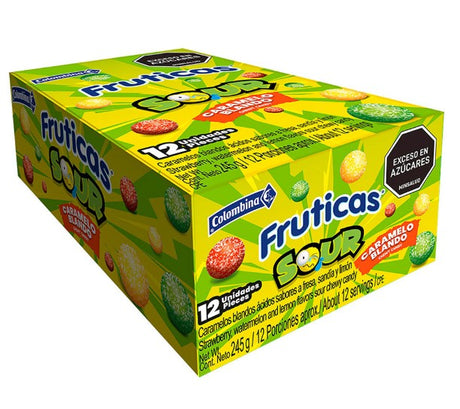 FRUTICAS SOUR CAR BLANDO X 12 U COLOMBINA