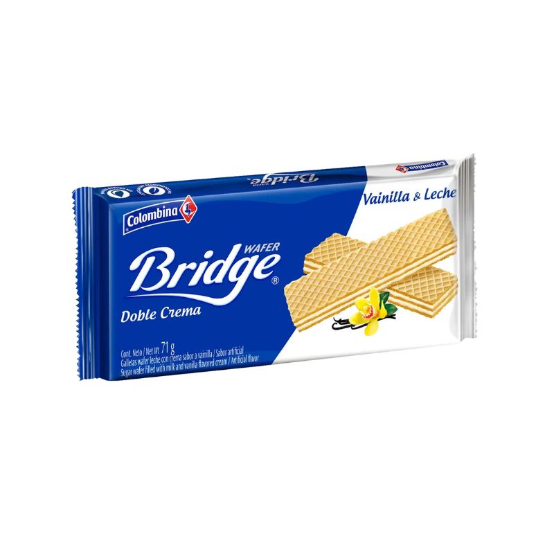 GALLETA BRIDGE XL VAINILLA X 6 U COLOMBINA