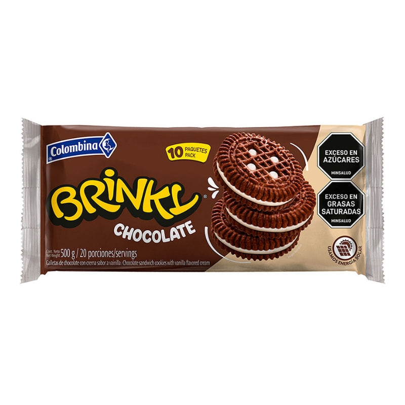GALLETA BRINKY 6 X 10 CHOCOLATE COLOMBINA