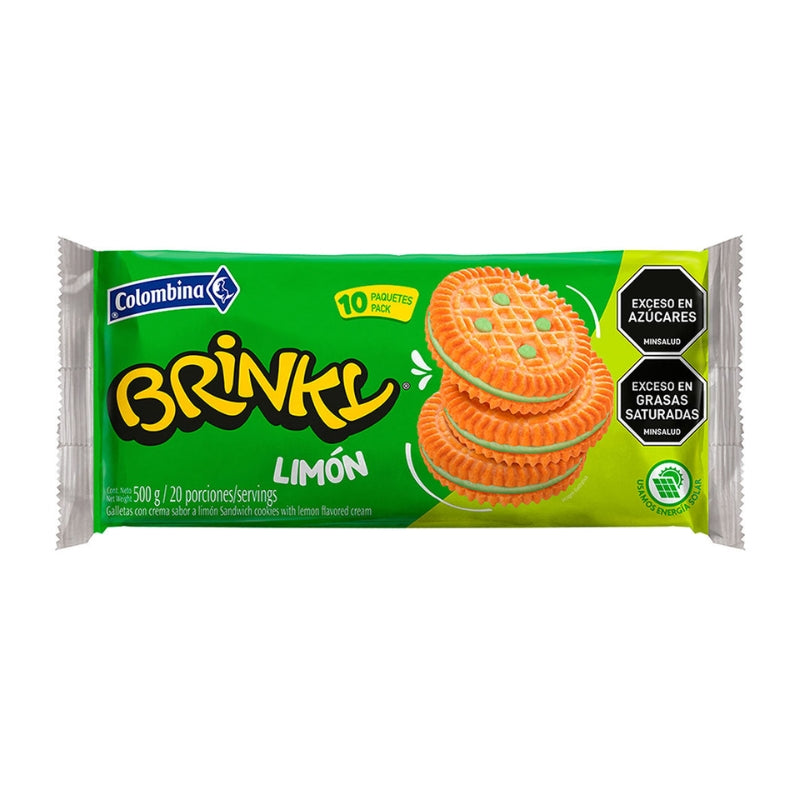 GALLETA BRINKY 6 X 10 LIMON COLOMBINA