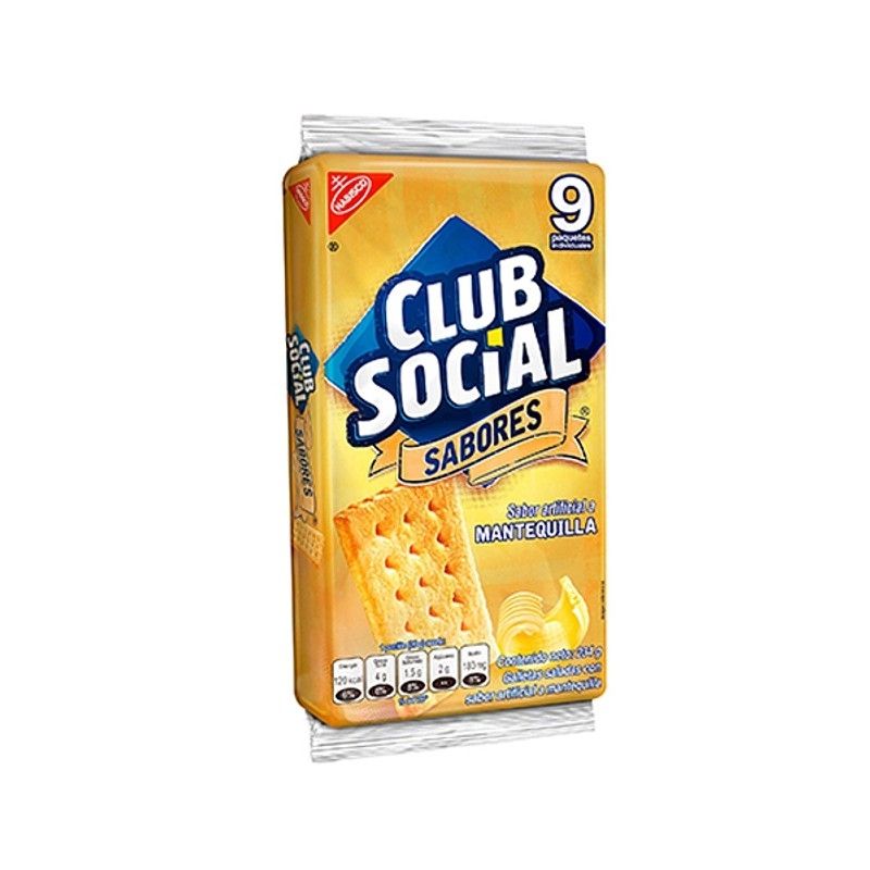 GALLETA CLUB SOCIAL X 9 MANTEQUILLA