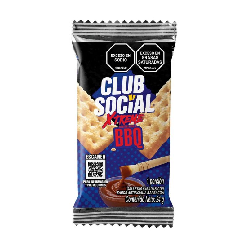GALLETA CLUB SOCIAL X 6  XTREME  BBQ