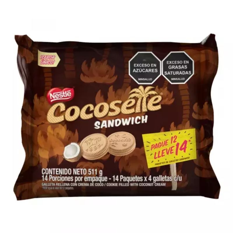 GALLETA COCOSETTE SANDWICH X 4 U