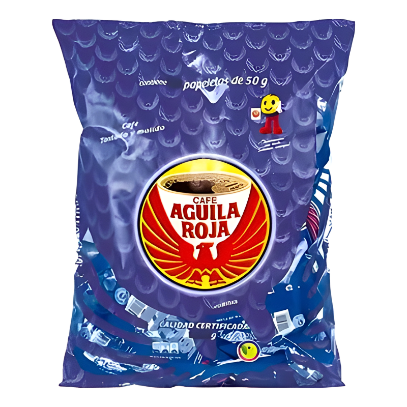 CAFE AGUILA ROJA 10 SOBRES X 50 GR