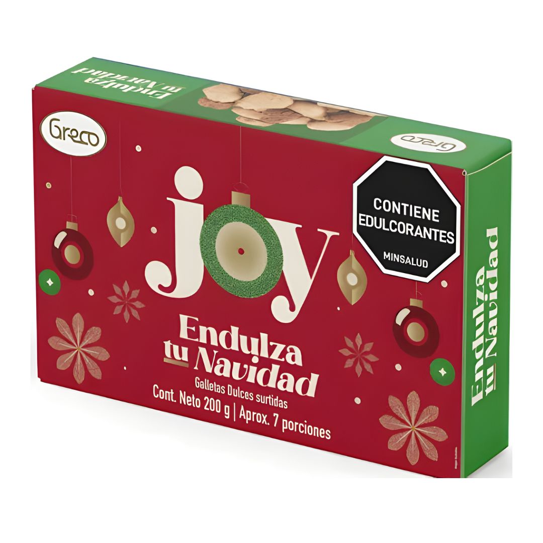 GALLETA ENDULZA TU NAVIDAD 200 GR GRECO DISPLEY