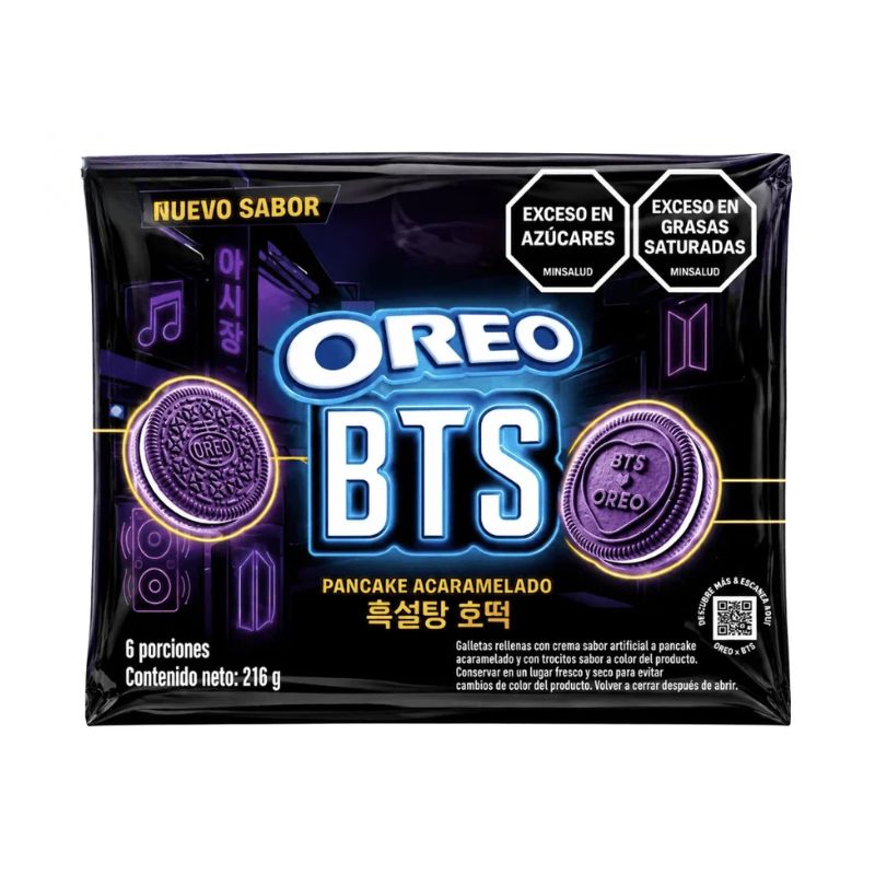 GALLETA OREO BTS 6 PTE X 4 U