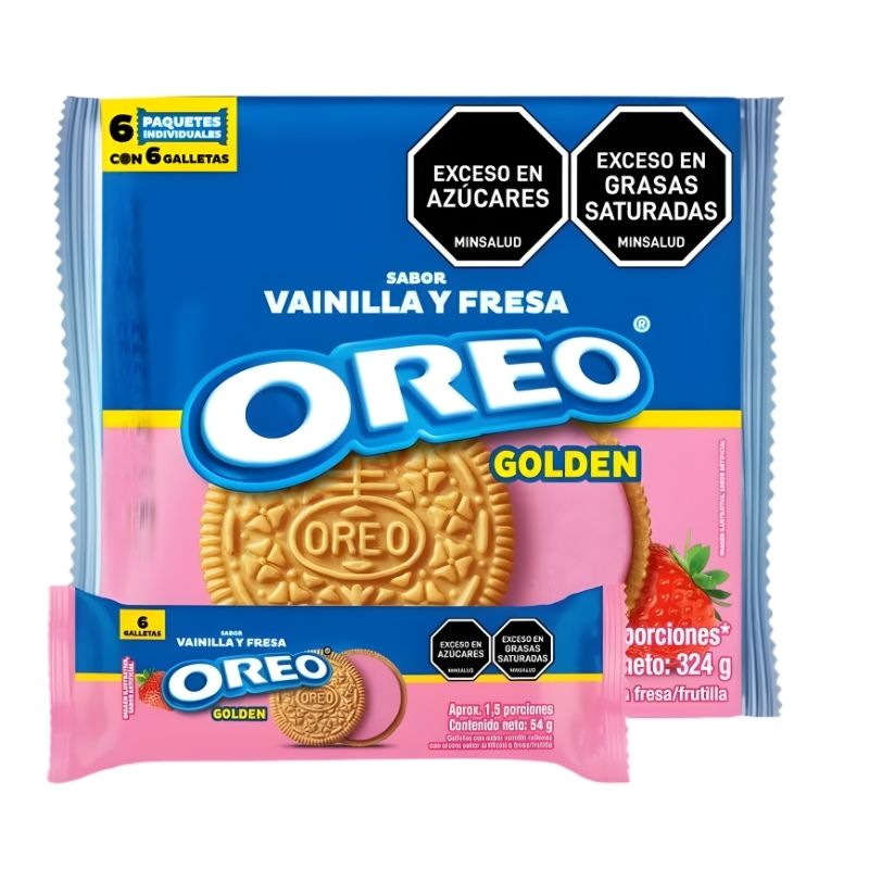 GALLETA OREO FRESA 6 X 6 UN