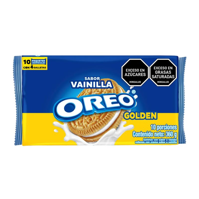 GALLETA OREO GOLDEN 10 PTE X 4 U