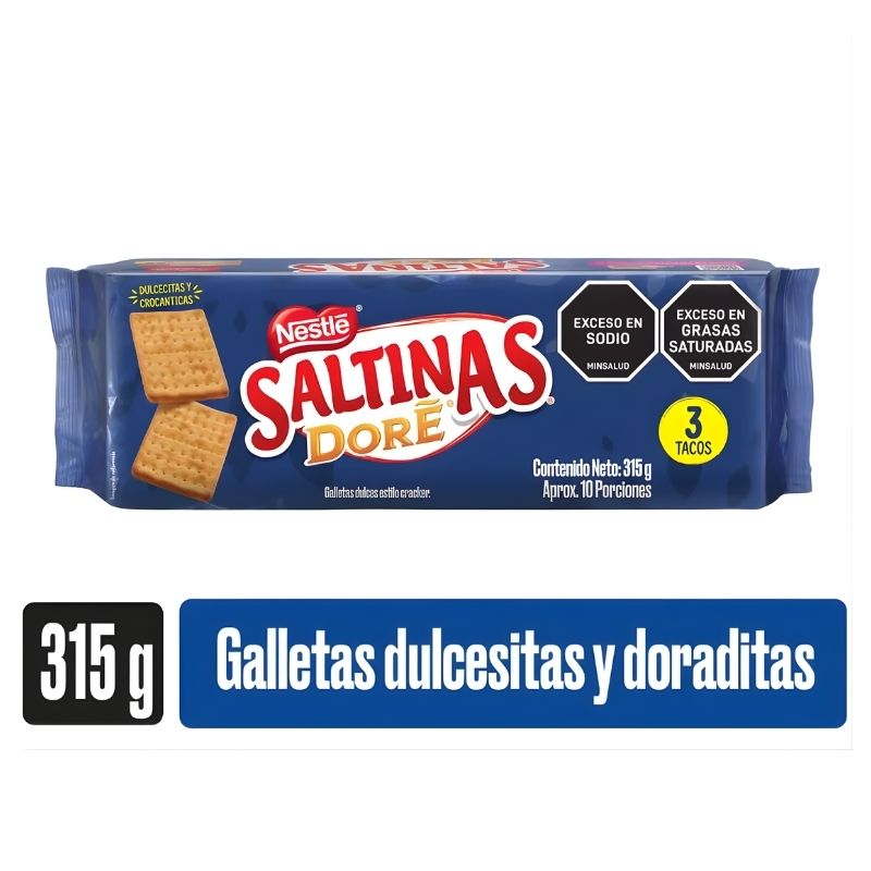 GALLETA SALTINAS DORE 3 TACOS 315 GR