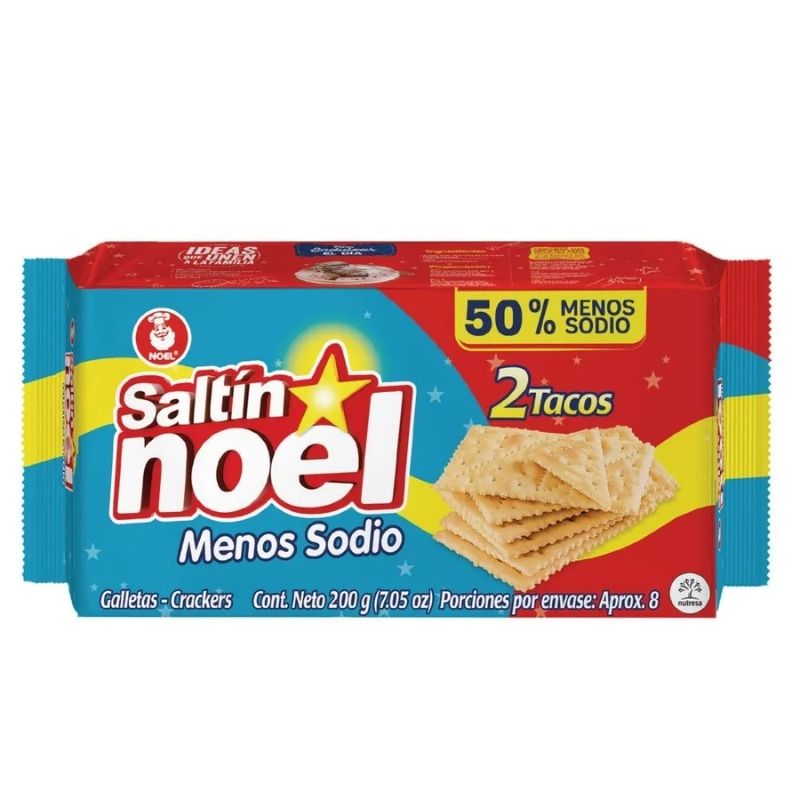 GALLETA SALTIN NOEL TACO X 2  MENOS SODIO